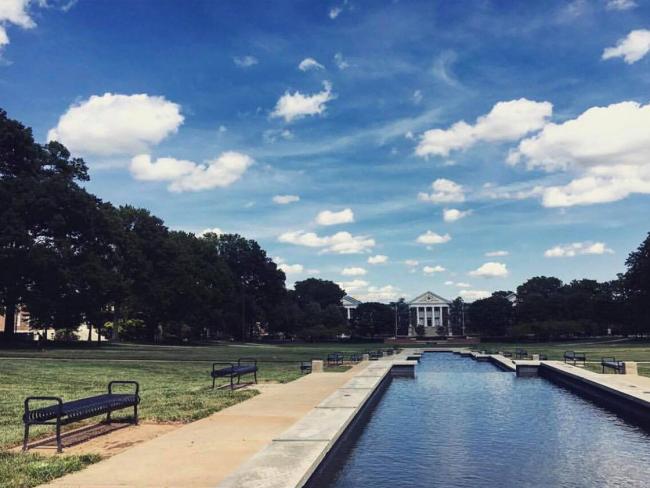 The mall on UMD campus